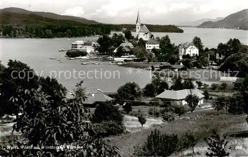 AK / Ansichtskarte 73835640 Maria_Woerth_Woerthersee Wallfahrtskirche Maria_Woerth_Woerthersee