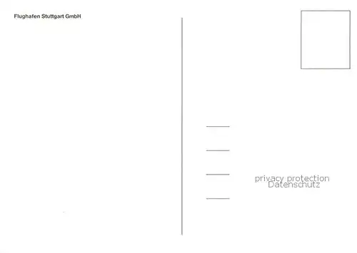 AK / Ansichtskarte  Stuttgart Flughafen bei Nacht Stuttgart