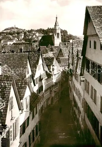 AK / Ansichtskarte 73835681 Tuebingen Burgsteige und Stiftskirche Tuebingen