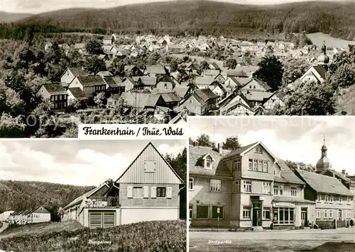 AK / Ansichtskarte 73835709 Frankenhain_Thueringen Panorama Bungalows Dorfpartie Frankenhain Thueringen