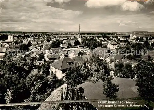 AK / Ansichtskarte Kreuzlingen_TG Blick nach Konstanz Kreuzlingen TG