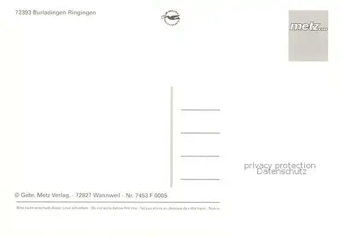 AK / Ansichtskarte Ringingen_Burladingen Panorama Schloss Ringingen_Burladingen