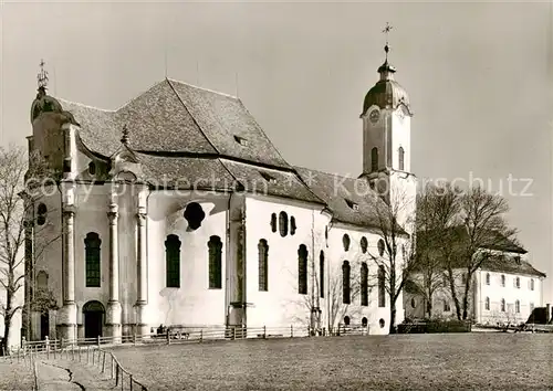 AK / Ansichtskarte Steingaden_Oberbayern Wallfahrtskirche Die Wies Steingaden Oberbayern