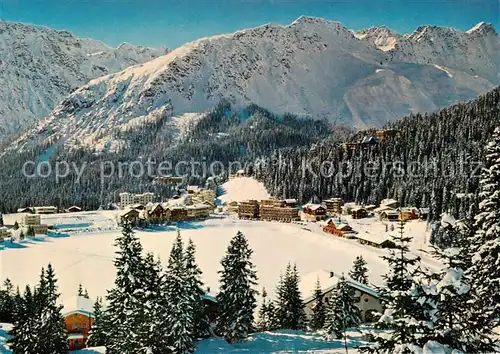 AK / Ansichtskarte Arosa_GR Obersee mit Schafruecken Arosa_GR
