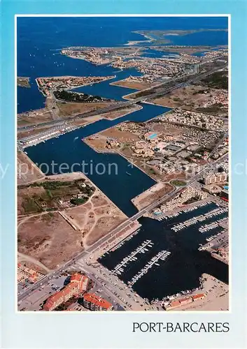 AK / Ansichtskarte Port Barcares_66_Pyrenees Orientales Vue generale aerienne 
