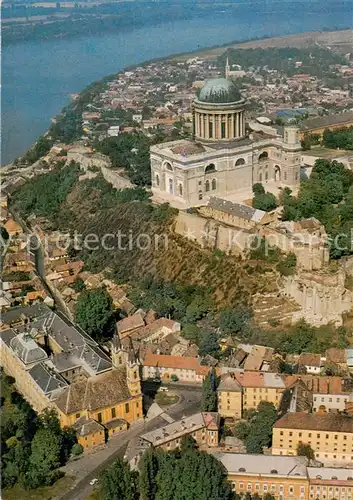 AK / Ansichtskarte Esztergom_HU Fliegeraufnahme 
