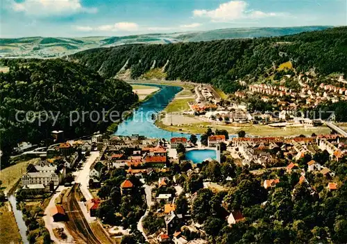 AK / Ansichtskarte Karlshafen_Bad Fliegeraufnahme Karlshafen_Bad
