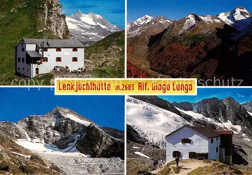AK / Ansichtskarte Lenkjoechlhuette_2603m_Rifugio_Giogo_Lungo_IT Teilansichten 