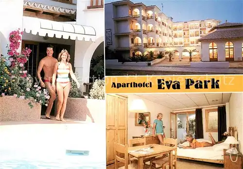 AK / Ansichtskarte Cala_Ratjada_Mallorca Aparthotel Eva Park Zimmer Cala_Ratjada_Mallorca