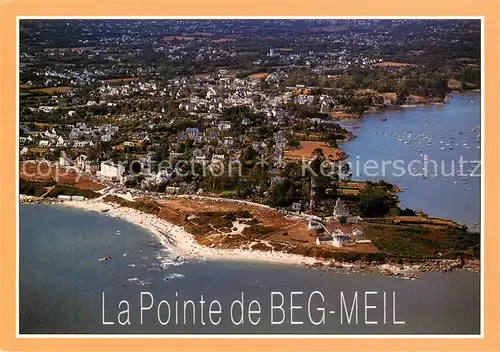 AK / Ansichtskarte Beg Meil_29_Finistere La plage des Dunes Vue aerienne 