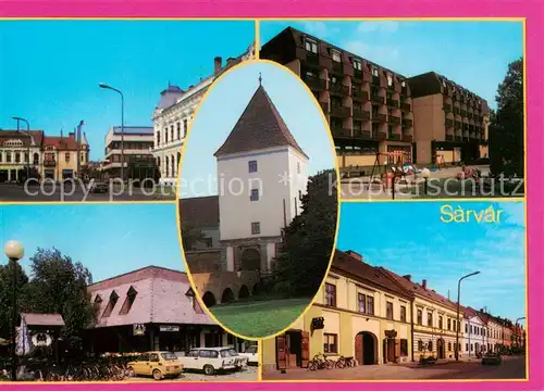 AK / Ansichtskarte Sarvar_HU Orts und Teilansichten 