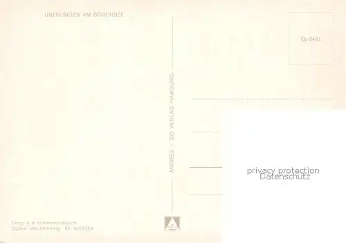 AK / Ansichtskarte ueberlingen_Bodensee Fliegeraufnahme ueberlingen Bodensee