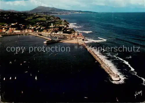 AK / Ansichtskarte Socoa_Saint_Jean_de_Luz Une partie de la Baie Vue aerienne 