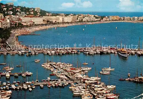 AK / Ansichtskarte Cannes_06 Le Port La Croisette Vue aerienne 