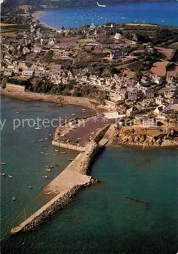 AK / Ansichtskarte Ploubazlanec_22_Cotes d_Armor Pors Even hameau de pecheurs illustre par Pierre Loti dans Pecheurs dIslande Vue aerienne 