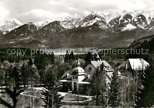 AK / Ansichtskarte Warmbad_Villach mit Karawanken Warmbad_Villach