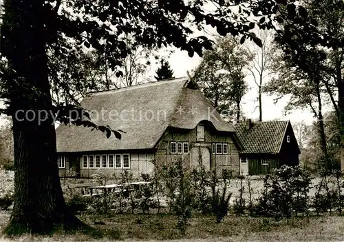 AK / Ansichtskarte Inzmuehlen_Handeloh Rauchkate beim Hans Breuer Haus 