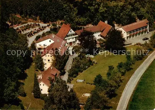 AK / Ansichtskarte Wildberg_Schwarzwald Haus Saron Christl Erholungsheim Fliegeraufnahme Wildberg Schwarzwald