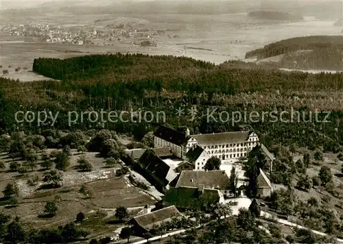 AK / Ansichtskarte Horb_Neckar Kloster Kirchberg Fliegeraufnahme Horb Neckar