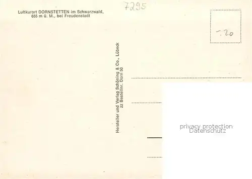 AK / Ansichtskarte Dornstetten_Wuerttemberg Ortspartien Brunnen Fachwerkhaeuser Kirche Dornstetten_Wuerttemberg