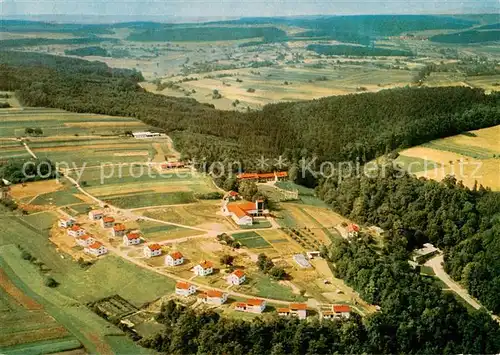 AK / Ansichtskarte Seckach Jugenddorf Klinge Fliegeraufnahme Seckach