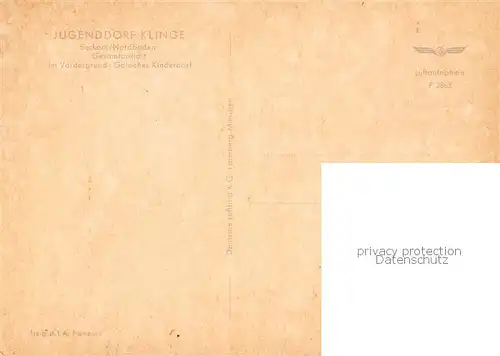 AK / Ansichtskarte Seckach Jugenddorf Klinge Fliegeraufnahme Seckach