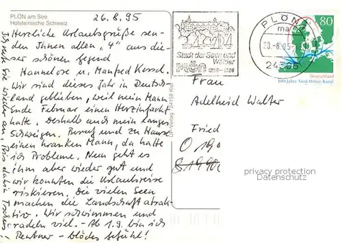 AK / Ansichtskarte Ploen_See Holsteinische Schweiz Fliegeraufnahme Ploen_See