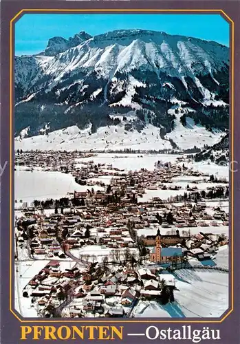 AK / Ansichtskarte Pfronten mit Aggenstein und Breitenberg Fliegeraufnahme Pfronten