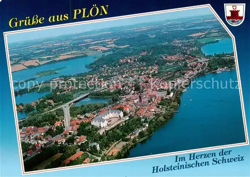 AK / Ansichtskarte Ploen_See Fliegeraufnahme Ploen_See