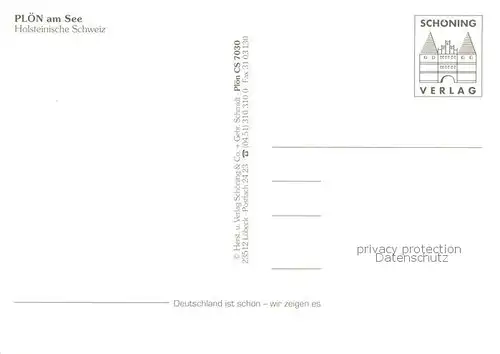 AK / Ansichtskarte Ploen_See Fliegeraufnahme Ploen_See