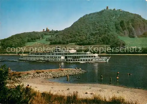 AK / Ansichtskarte  Dampfer_Binnenschifffahrt Loreley bei Dachenfels 