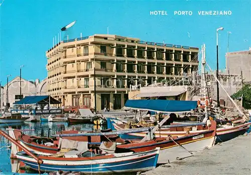 AK / Ansichtskarte  Canea_Chania_Crete_GR Hotel Porto Veneziano Fischerboote Hafen 