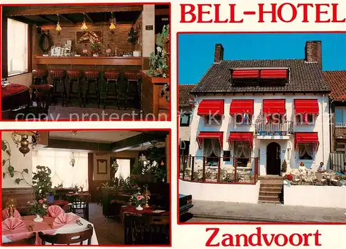 AK / Ansichtskarte  Zandvoort_Noord_Holland_NL Bell-Hotel Café Restaurant Bar 