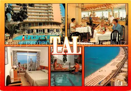 AK / Ansichtskarte  El_Arenal_Mallorca_ES Hotel Tal Restaurant Swimming Pool Strand Luftaufnahme 