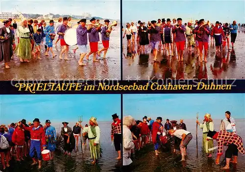 AK / Ansichtskarte  Duhnen_Cuxhaven Prieltaufe im Nordseebad 