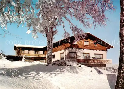 AK / Ansichtskarte  Bad_Sachsa_Harz Hotel Ravensberg im Winter Bad_Sachsa_Harz