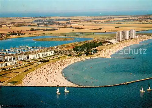 AK / Ansichtskarte  Burg__Fehmarn Burgtiefe Strand Yachthafen 