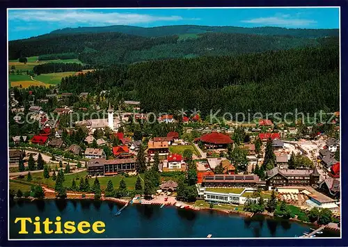 AK / Ansichtskarte 73836209 Titisee Fliegeraufnahme Titisee