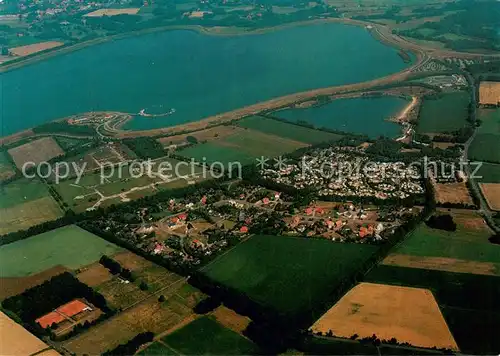 AK / Ansichtskarte  Rieste_Osnabrueck Fliegeraufnahme mit Alfsee Ferien und Erholungspark Rieste_Osnabrueck