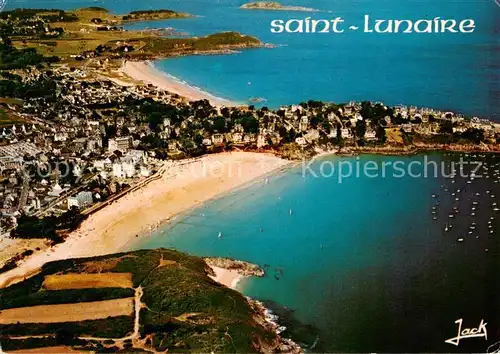 AK / Ansichtskarte  Saint-Lunaire Vue generale aerienne Saint-Lunaire