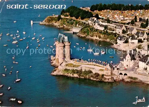 AK / Ansichtskarte  Saint-Servan-sur-Mer_35 La Tour Solidor Vue aerienne 