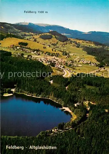 AK / Ansichtskarte  Altglashuetten Fliegeraufnahme mit Feldberg und Windgfaellweiher Altglashuetten