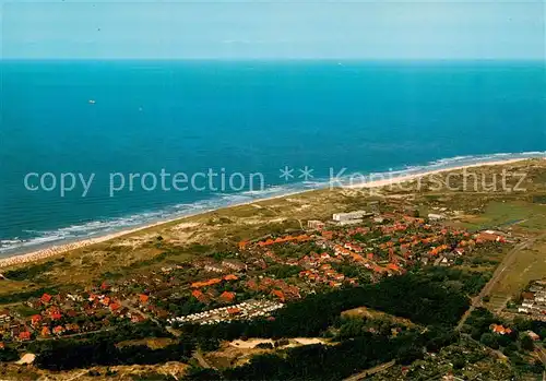 AK / Ansichtskarte  Nordhelm_Norderney Nordstrand Klinik mit Reithalle Fliegeraufnahme 