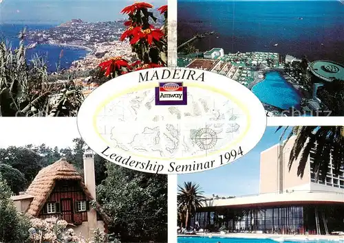 AK / Ansichtskarte  Madeira__Portugal Fliegeraufnahmen Hotel Strandhaus 