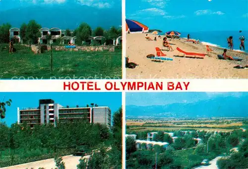 AK / Ansichtskarte  Katerini_Greece Hotel Olympian Bay Strandpartien 