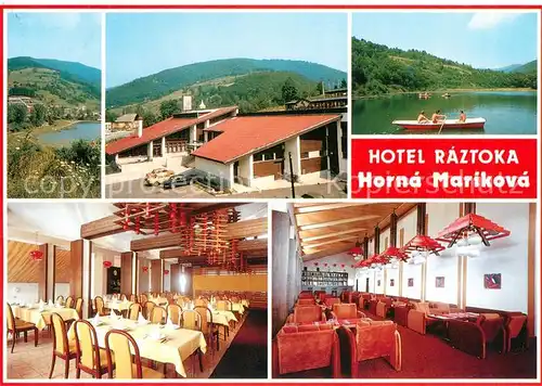 AK / Ansichtskarte 73836325 Horna_Marikova_CZ Hotel Raztoka Gastraeume Panorama 