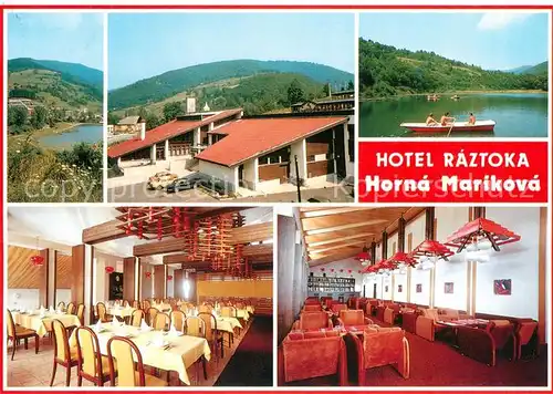 AK / Ansichtskarte  Horna_Marikova_CZ Hotel Raztoka Gastraeume Panorama 