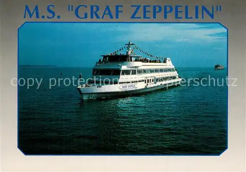AK / Ansichtskarte Dampfer_Binnenschifffahrt MS Graf Zeppelin  