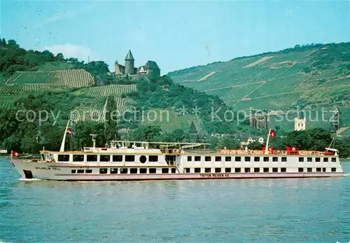 AK / Ansichtskarte Dampfer_Binnenschifffahrt MPS Wilhelm Tell triton reisen ag  