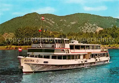 AK / Ansichtskarte Dampfer_Binnenschifffahrt MFS Austria 1030 PS  